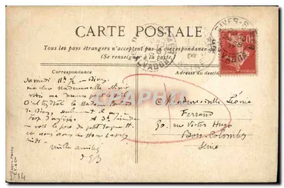 Dives — Widok na Hôtel de Guillaume-le-Conquérant — CPAPHIL — Rewers