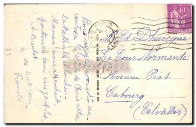 Dives-sur-Mer — Ferma Sarlabot — Duża taras i pawilony — LL — Rewers