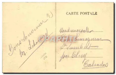 Dives-sur-Mer — Rue de Lisieux — Wyd. L. Rochette — Rewers