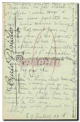 Dives-sur-Mer — Widok na ulicę Gare i Ratusz — LL. — Rewers
