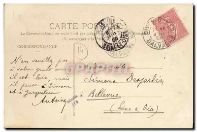 Dives-sur-Mer — Hestellerie Guillaume-le-Conquérant — Fot. Postel — Verso