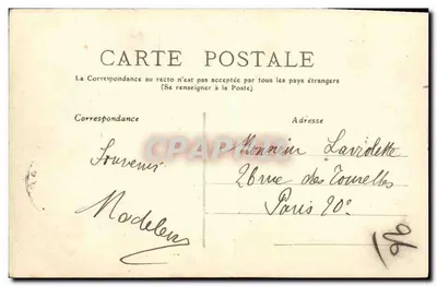 Dives-sur-Mer — Kuchnie Hostellerie Guillaume le Conquérant — Guillaume le Conquérant — Rewers