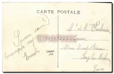 Dives-sur-Mer — Trasa do Houlgate — nieznany wydawca, numer serii nie widoczny — Rewers