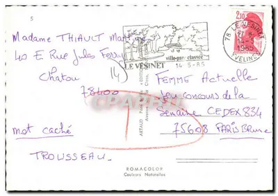 Dives-sur-Mer — widok panoramiczny — Artaud Père & Fils, n°5 — Rewers