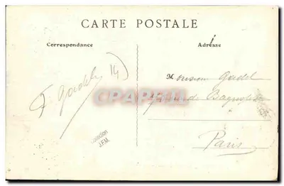 Divès-Houlgates (Calvados) — Pejzaż — Widok rzeki Dives — B.F., Paryż — Rewers