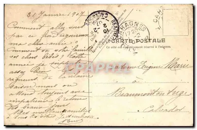 Dives — Hotel van Willem de Veroveraar — Gevel — V.P. Parijs — Achterkant