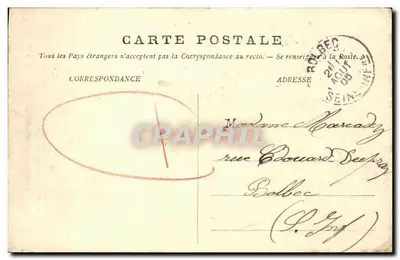 Dives — Hôtellerie de Guillaume-le-Conquérant — widok zewnętrznej części (południe) — Rewers