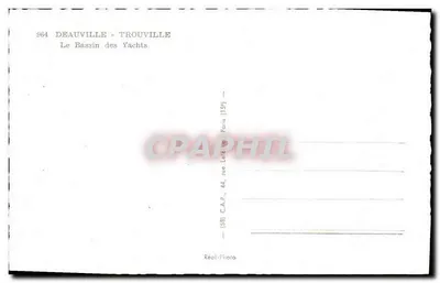 ड्यूविल - ट्रूविल - याच्ट के बेसिन - C.A.P. पेरिस — पीछे