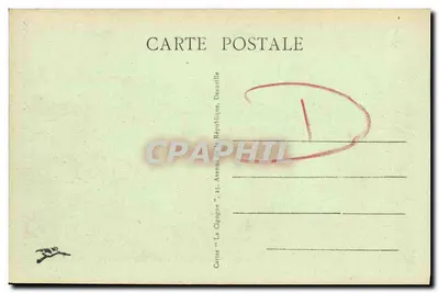 Deauville, a Praia das Flores — O Estaleiro dos Yates — Editor 'La Cigogne' n°17 — Verso