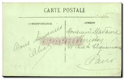 Trouville-Deauville — Vista dos Bassins — LL, n°207 — Verso