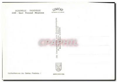 Deauville — Widok na placu rynku — wydawca IRIS — Rewers