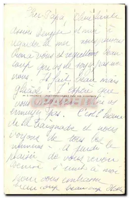 Deauville - Praia das Flores - Os Novos Banhos — Bilhete postal antigo n°249, editor A.P.A. — Verso