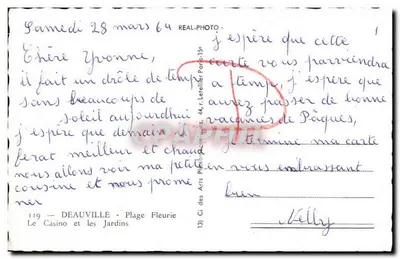 O Casino e os Jardins — Deauville — editor Cap — Verso