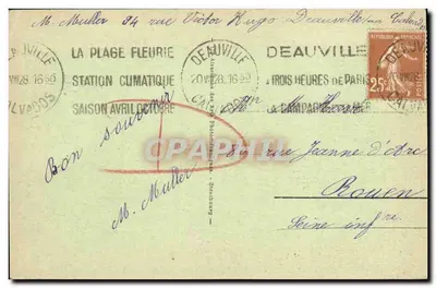 Deauville - A Praia Florida - O Casino - O grande Hall — Verso