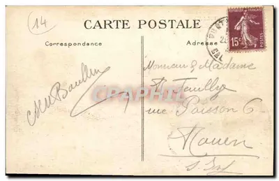 Deauville — Kwiatowa plaża — Kasyno i Normandyjski oraz promenada nad morzem — S. F., Le Havre, nr 413 — Rewers