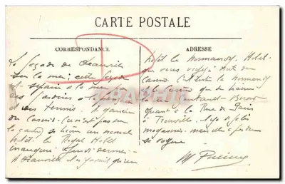 Deauville — Il Casinò (G. Wybó, Architetto) e la Terrazza — LL — Verso