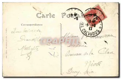 Deauville-La-Plage-Fleurie — O Casino e a Promenade de la Mer — ND. Fot. — Verso