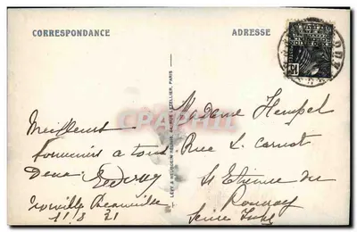 Deauville La-Plage-Fleurie — Le Morny i Plac Morny — LL — Rewers