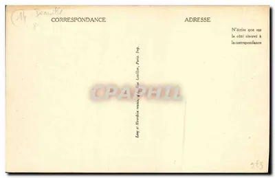 Deauville, La Plage Fleurie — Granja del Coteau (G. Pichereau, arquitecto, Caen). — Reverso