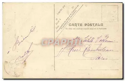 Deauville — Igreja de São Agostinho — V.P. Paris. No. 3 — Verso