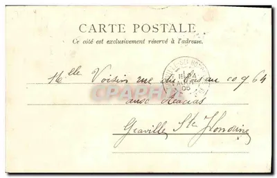 Deauville - A Igreja de São Agostinho — No.6, editor T.D. — Verso
