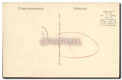 Deauville - A Prefeitura e a Correios - LL — Verso