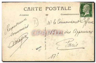 Deauville — Monument D. Le Hoc — G. Forestier, Le Havre — Verso