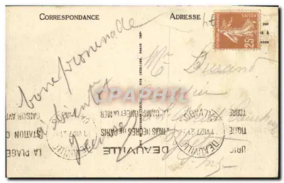 Deauville, a Praia das Flores — Lojas da rua do Casino (Théo Petit, arq.) — Verso