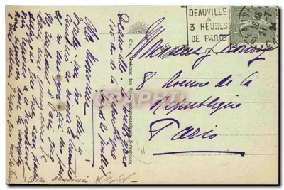 Deauville - La Plage Fleurie - Champ de courses - Le Pésage - éditeur CAP — Verso