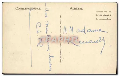 Deauville, A Praia Florida — Hotel Normandy (Th. Petit, Arquiteto) — LL — Verso