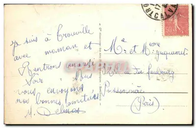 Deauville - Praia das Flores - Hotel Normandy e Boulevard Cornuché — Verso