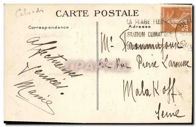 Deauville — A Praia das Flores — Hotel Normandy e Casino — G. F. Le Havre — Verso
