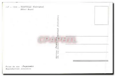 Hotel Royal — Deauville (Calvados) — Wydawnictwo Sapromo — Rewers