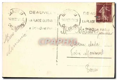 Deauville - Spiaggia fiorita - Hotel Reale e Boulevard Cornuché — Verso