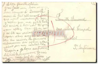 Hotel Royal (Wybo, arch.) i bulwar Cornuché — Deauville-La Plage Fleurie — n° 283 — Rewers