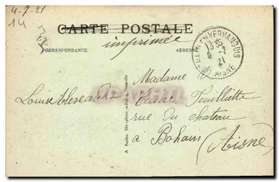Deauville — O Hotel Royal — editor A. Basley, n°105 — Verso