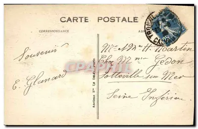 Deauville — O Casino e o Hotel Normandy — G. F. Le Havre, n°445 — Verso