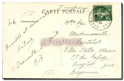Deauville — As Pontas — BLPD, n°11 — Verso