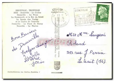 Beaunville - Trouville — Carte postale panoramique — LUMICAP — Verso