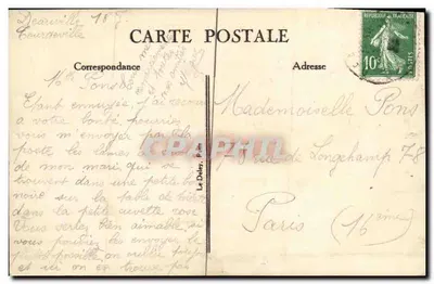 Deauville — Plac Morny i Rynek — G. F., Le Havre — Rewers