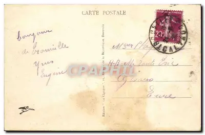 Deauville, la Plage Fleurie - Plein en Hotel Morny - Uitgave 'La Cigogne' — Achterkant
