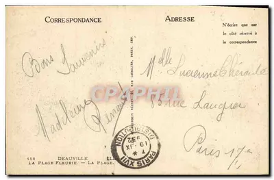 Deauville — A Praia Elegante — Editora: Deauville, n° 158 — Verso