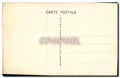 Deauville — A Praia em direção à Ponta. Passeio de Trouville — CAP 744 — Verso