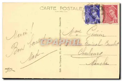 Deauville, a Praia das Flores — Vista da Praia — The Flowered Beach — View on Beach — 100 — Verso