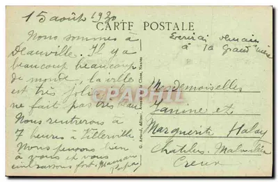 Deauville, "La Plage Fleurie" — La Piage, n° 131 — Verso
