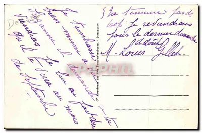 डुअविल - फ्लोरी बीच - बीच — पुराना पोस्टकार्ड संख्या 160, प्रकाशक A.P.A. — पीछे