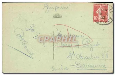 Deauville - A Praia Florida - Na Praia — Editor Anônimo, n° 161 — Verso