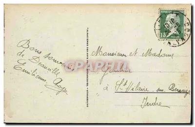 Deauville - A Praia Florida — editora: Alsacienne des Arts Photographiques — Verso