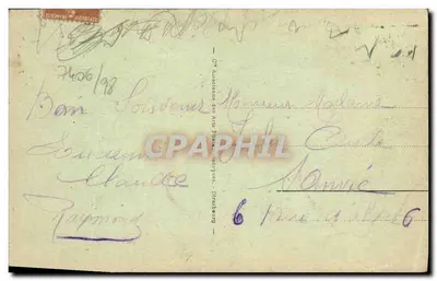 Deauville - Spiaggia Fiorita - Dopo il Bagno — editore anonimo, n° 332 — Verso