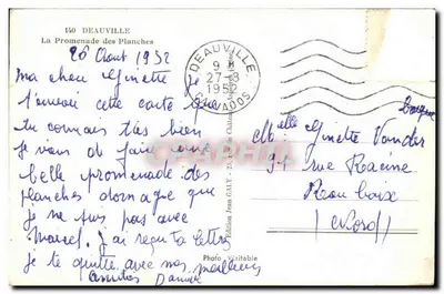 La Promenade des Planches en Deauville — Editor Jean Gaily, n°140 — Reverso